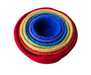 Betzold Regenbogen Filzschalen stapelbar 7 teilig 2