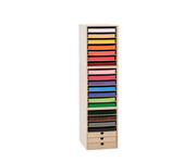 Tonkarton 180 g/m² DIN A4 1800 Blatt inkl MDF Regal 1