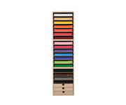 Tonkarton 180 g/m² DIN A4 1800 Blatt inkl MDF Regal 2