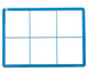 Sortier und Rechenfelder transparent 6 Stück 6