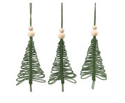 Bastelset Makramee Weihnachtsbaum Anhänger 6 Stück 1