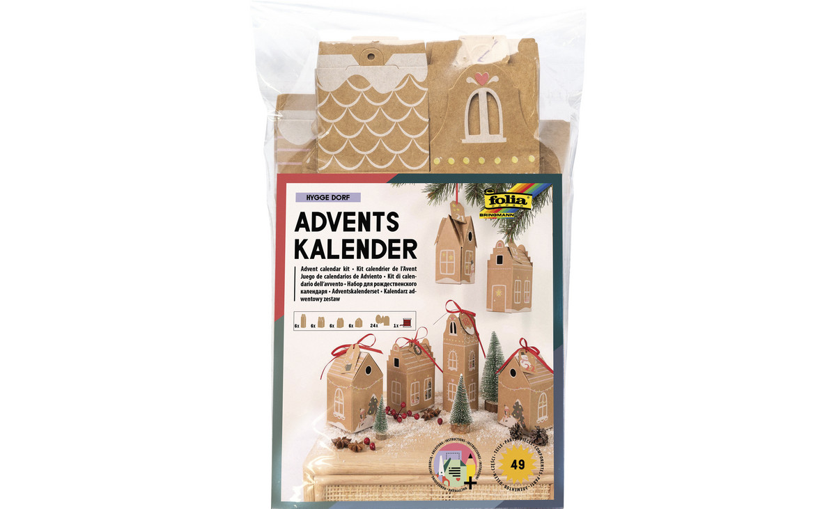 folia Adventskalender „Lebkuchenhaus“