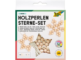 Holzperlen-Sterne-Set