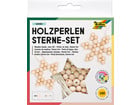 folia Holzperlen Sterne Set
