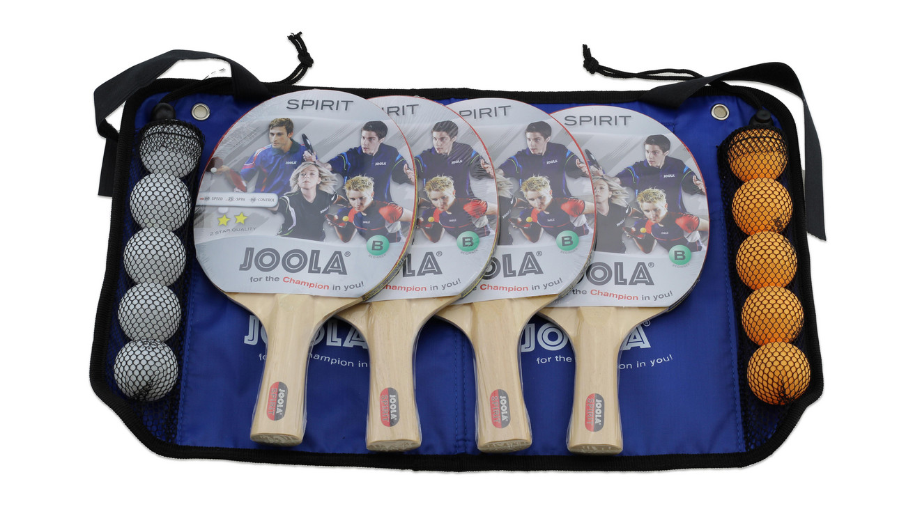 JOOLA Tischtennis-Set mit 4 Schläger und 10 Bällen | BETZOLD