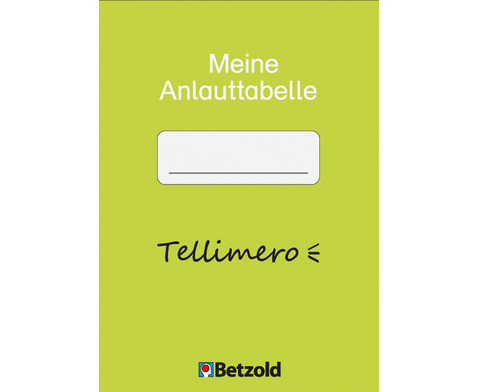 Tellimero Anlauttabelle Schueler-Heft