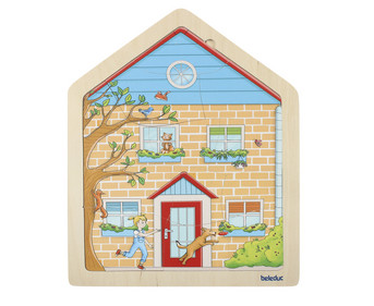 beleduc Lagenpuzzle Zuhause