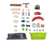 Eisenbahn Baukasten Set 50 teilig 3