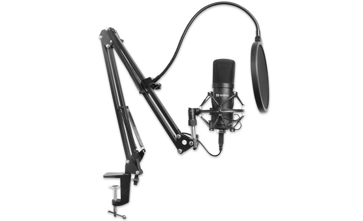Sandberg Streamer USB-Mikrofon-Set