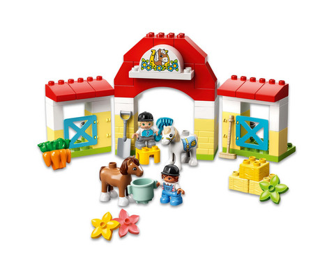 LEGO DUPLO Pferdestall und Ponypflege