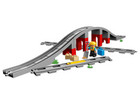 LEGO® DUPLO® Eisenbahnbrücke und Schienen