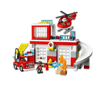 LEGO® DUPLO® Feuerwehrwache mit Hubschrauber