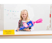Schultüten Rohlinge für Geschwister bunt 10er Set 5