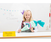 Geschwister Schultüten Rohlinge 5er Set pastell 6