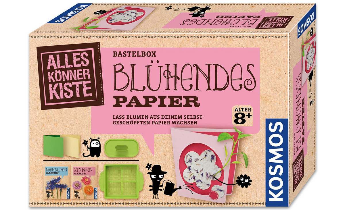 KOSMOS Bastelbox - Blühendes Papier