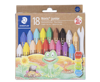 STAEDTLER Noris® junior Wachsmalkreiden 18 Stück