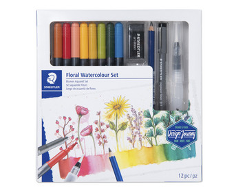 STAEDTLER Blumen Aquarell Set