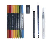 STAEDTLER Blumen Aquarell Set 3