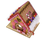 Bastelset Lebkuchen Teelichthaus 3 Stück 7