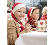 Bastelset Lebkuchen Teelichthaus 3 Stück 5
