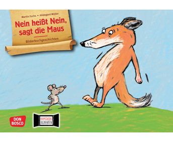 Kamishibai Bildkarten Nein heißt Nein sagt die Maus