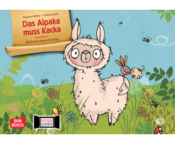 Kamishibai Bildkarten Das Alpaka muss Kacka