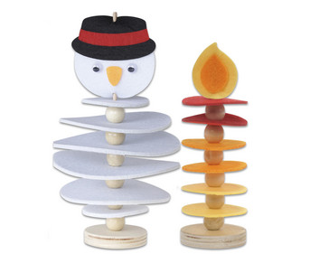 Bastelset Holzaufsteller Weihnachten