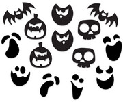 Filz Stickerset Halloween 1