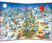 Das Geheimnis der Waldweihnacht Adventskalender mit 24 Büchlein 2