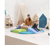 Betzold Spiel und Bewegungsinsel Treppen und Quadrate niedrig 6