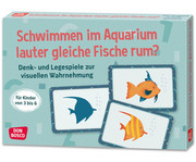 Denk und Legespiel Schwimmen im Aquarium lauter gleiche Fische rum? 1