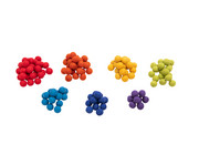 Betzold Filzkugeln Regenbogen 7 Farben 137 teilig 2