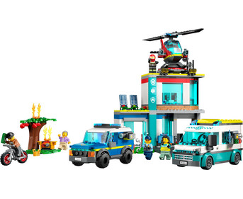 LEGO® City Hauptquartier der Rettungsfahrzeuge
