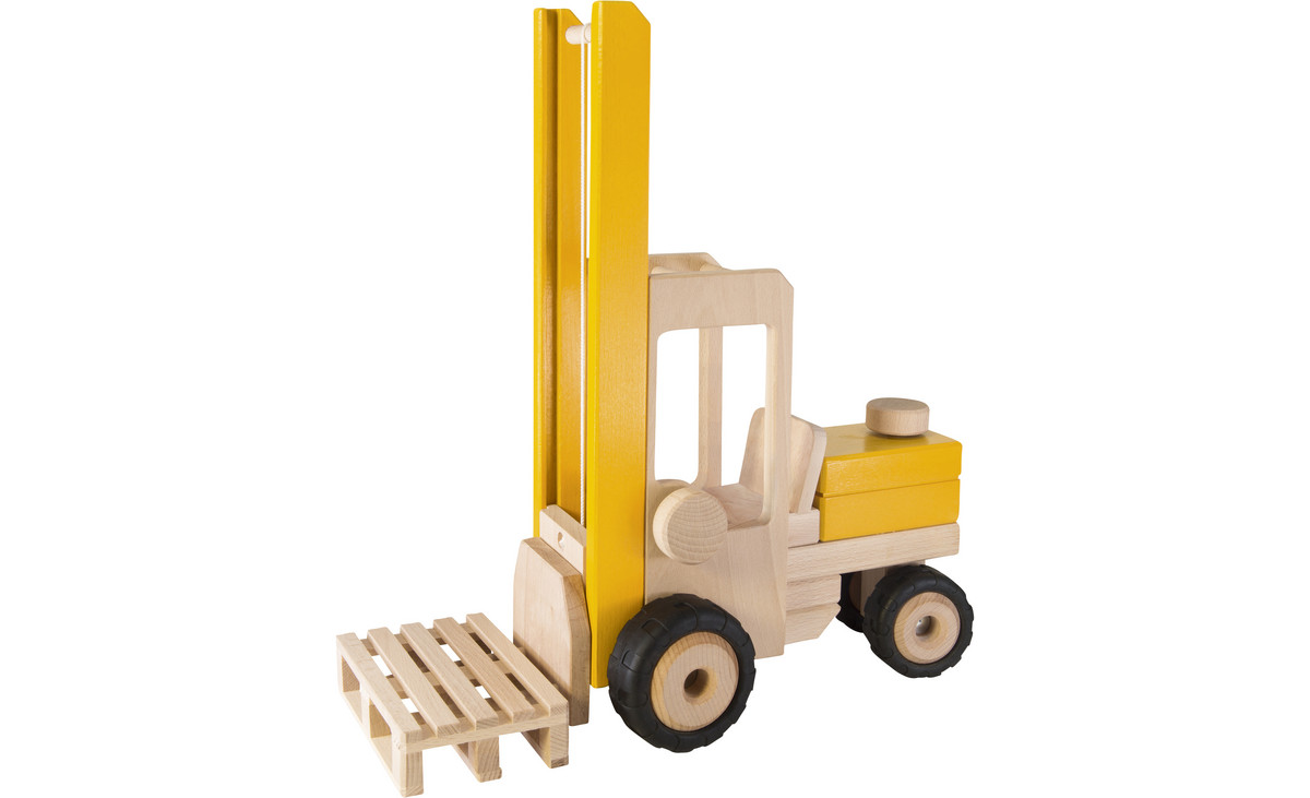 goki Holzfahrzeug „Gabelstapler“