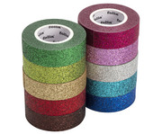 folia Glitzer Tape 10er Set bunt 3