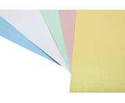Glitterkarton Pastell 300 g/m² 50 x 70 cm 5 Bogen 2
