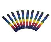 folia Krepppapier Regenbogen 10 Rollen 50 x 250 cm 1