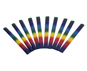 folia Krepppapier Regenbogen 10 Rollen 50 x 250 cm