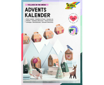 folia Adventskalender Village in the Snow