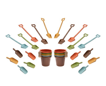 Betzold Sandspielset aus biobasiertem treeNside Material 30 tlg