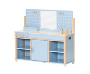 Betzold Kinderwerkbank mit Konstruktionsspiel pastell 1