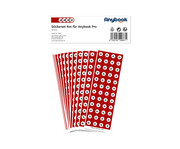 Anybook Pro Stickerset rot 1