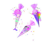 folia Schultüten Bastelset Unicorn School 2