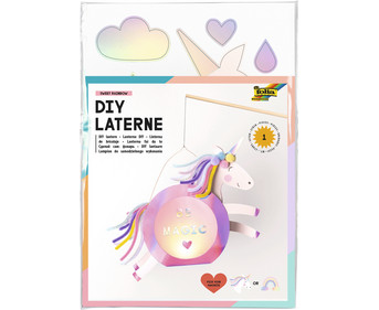 folia Laternen Bastelset Sweet Rainbow