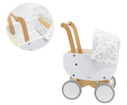 Puppenwagen aus Holz 1