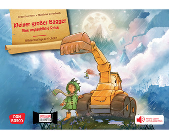 Kamishibai Bildkarten Kleiner großer Bagger Eine unglaubliche Reise