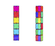 POLYDRON Crystal Polydron CMY Set 3