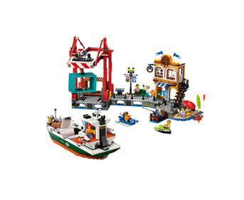 LEGO® City Hafen mit Frachtschiff