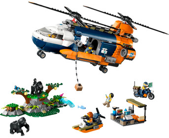 LEGO® City Dschungelforscher Hubschrauber
