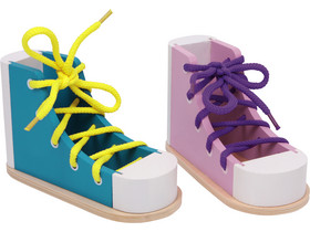 Fädelschuhe „Schleife binden“